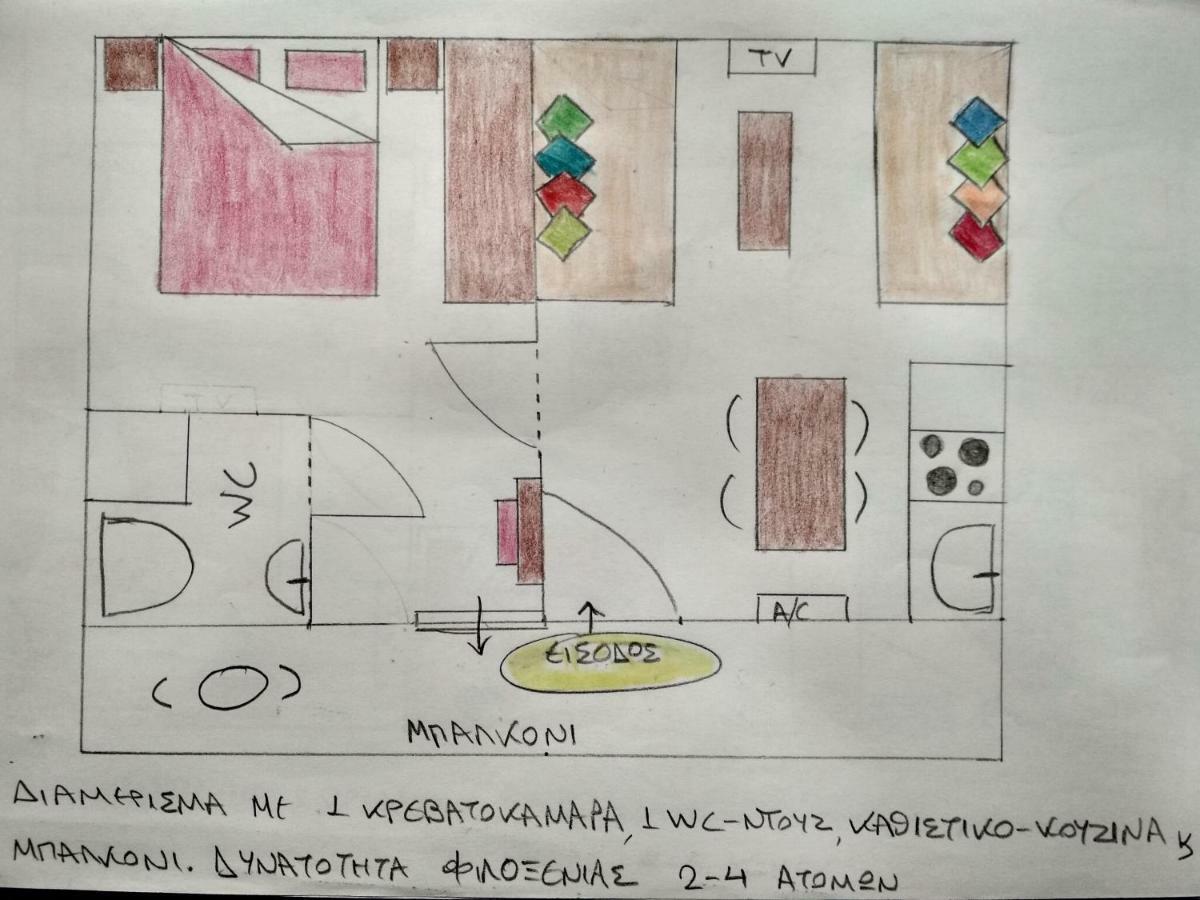 Possidi Kouslaka Lägenhet Exteriör bild